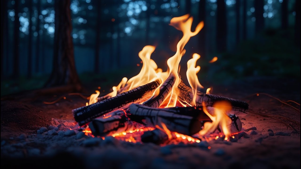 Relaxing Firewood Crackling for Mind and Body