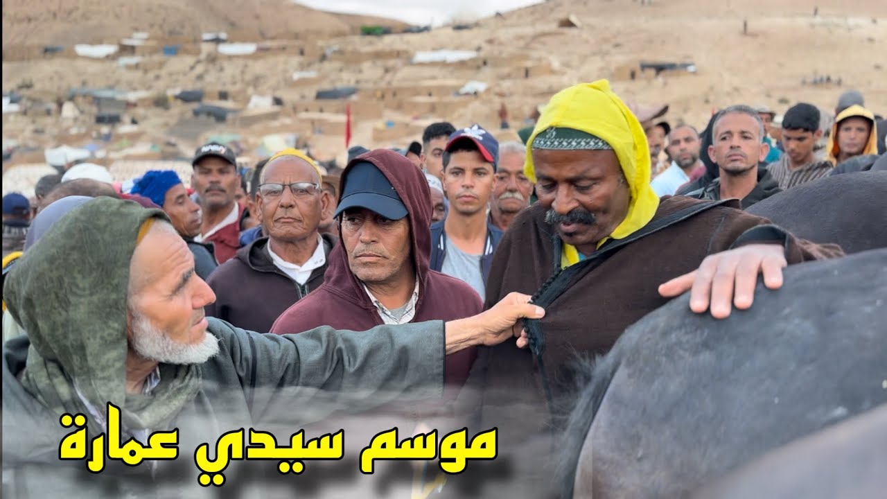 بادريس في موسم سيدي عمارة جاب سلعة جديدة ورجل كبير حفضو الله من ركلت واحد العود😳