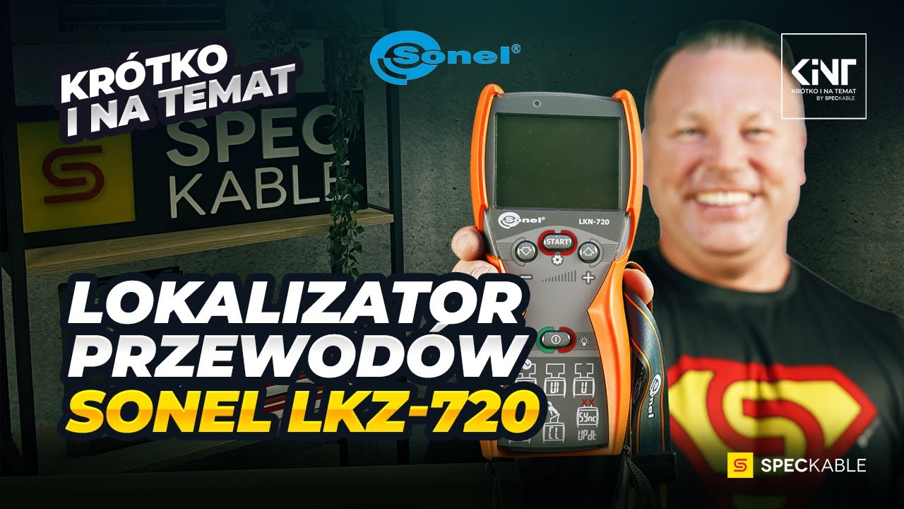 Lokalizator kabli oraz przewod&oacute;w SONEL LKZ-720 [#KINT51]