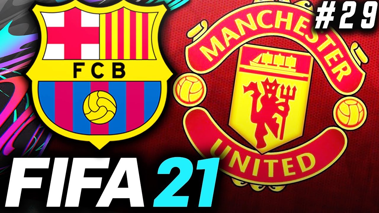 MAN UNITED IN THE CHAMPIONS LEAGUE!!! - FIFA 21 Barcelona Career Mode EP29