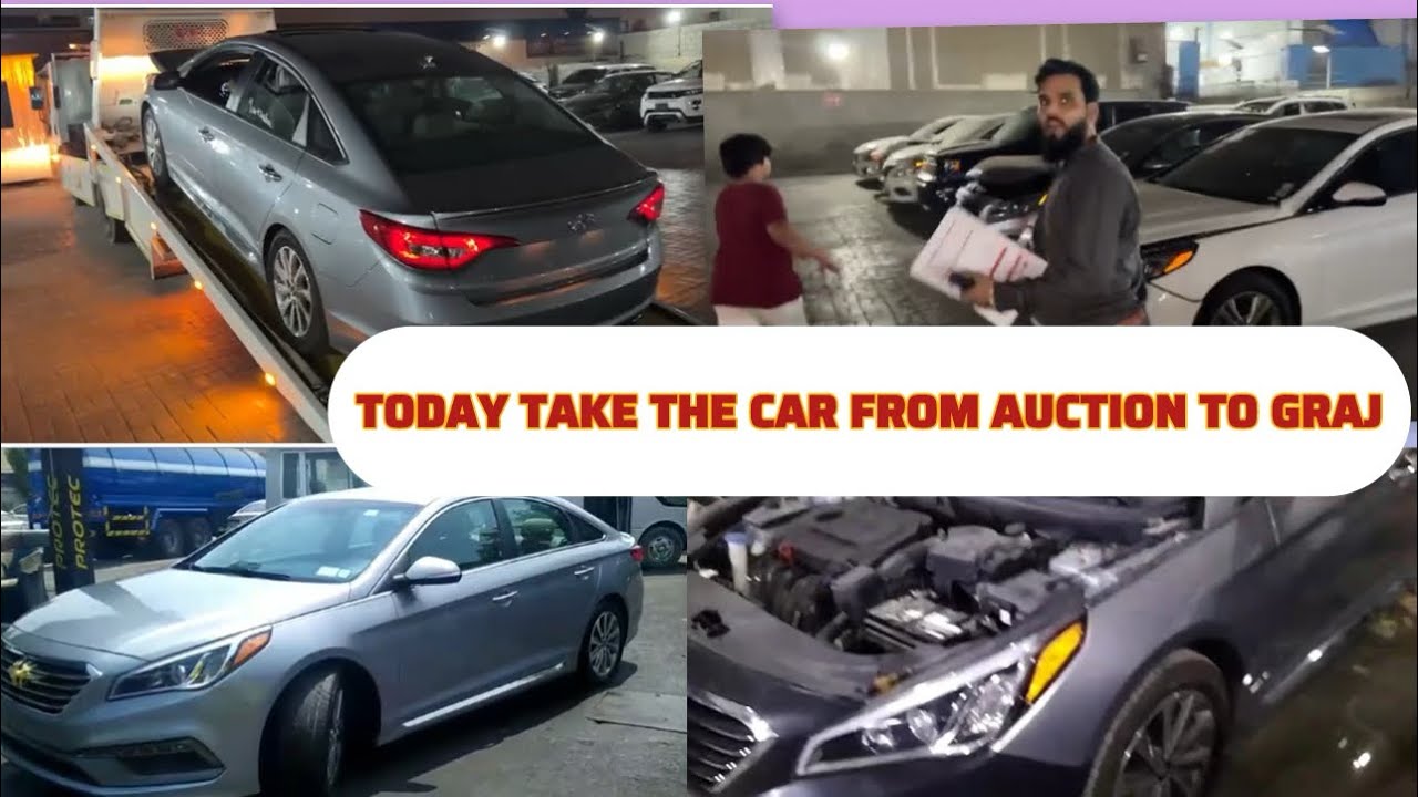 Today i take My car from Auction to Graj to Show You How to Repair with low cost part 2!sammad UAE v