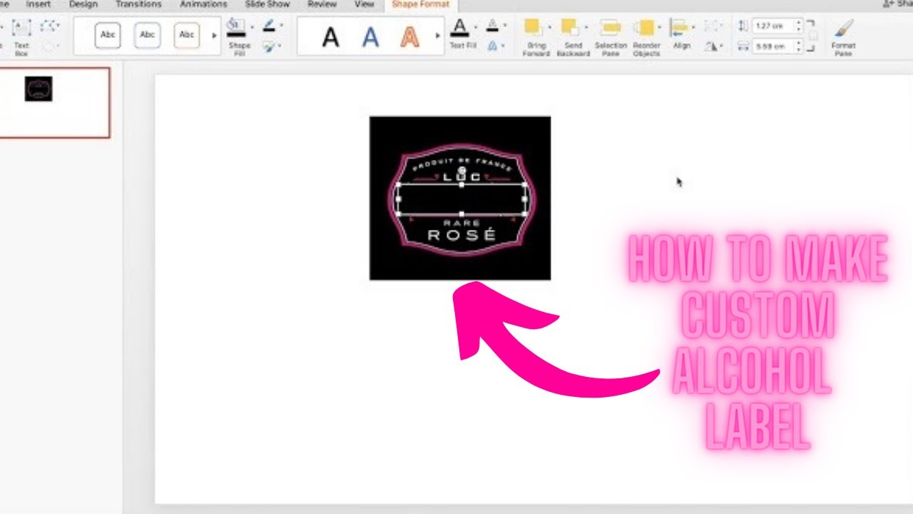 HOW TO MAKE CUSTOM BELAIRE LABEL | CUSTOM ALCOHOL LABEL/BOTTLE