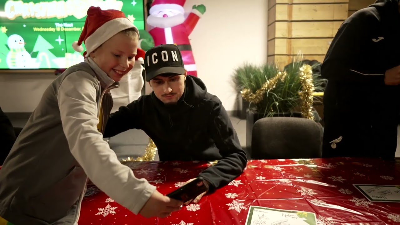 Junior Canaries Christmas Party with Norwich City