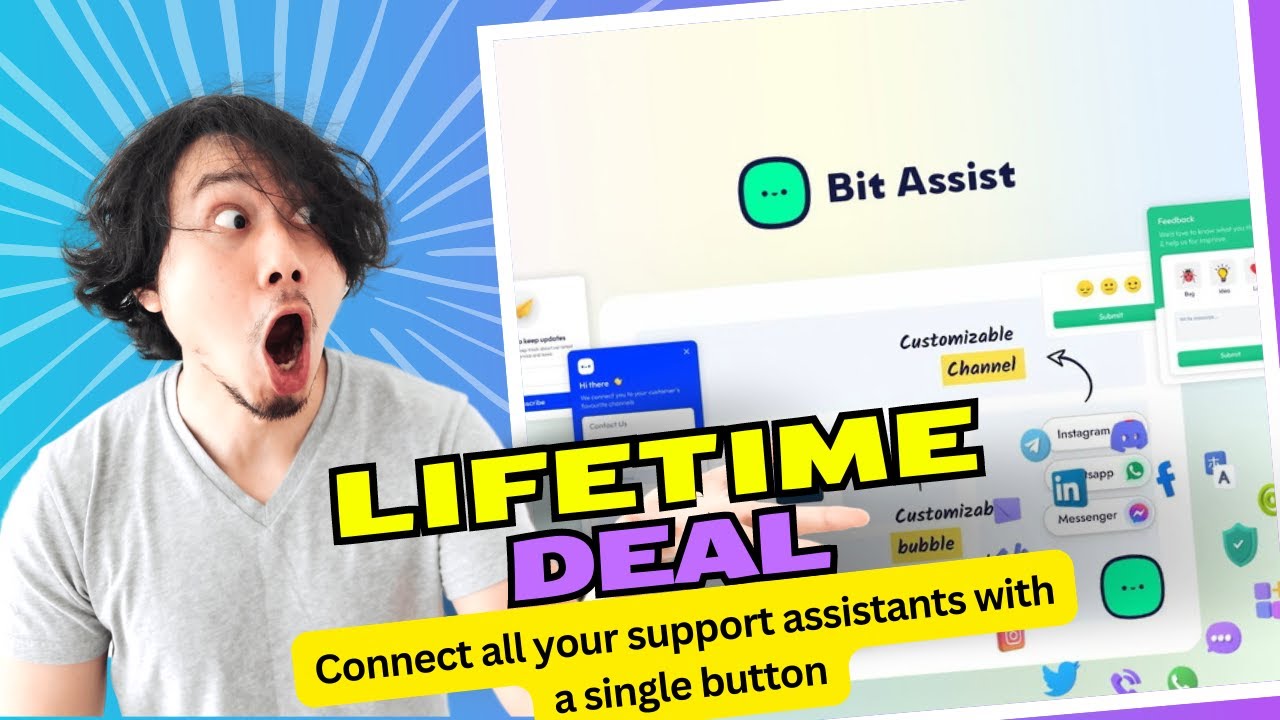Bit Assist I Connect with your visitors using Facebook Messenger, WhatsApp, and 20+ social channels