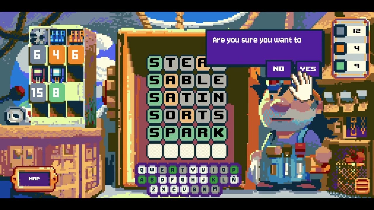 RANDEL'S QUEST (wordle but roguelike!) - Gameplay trailer