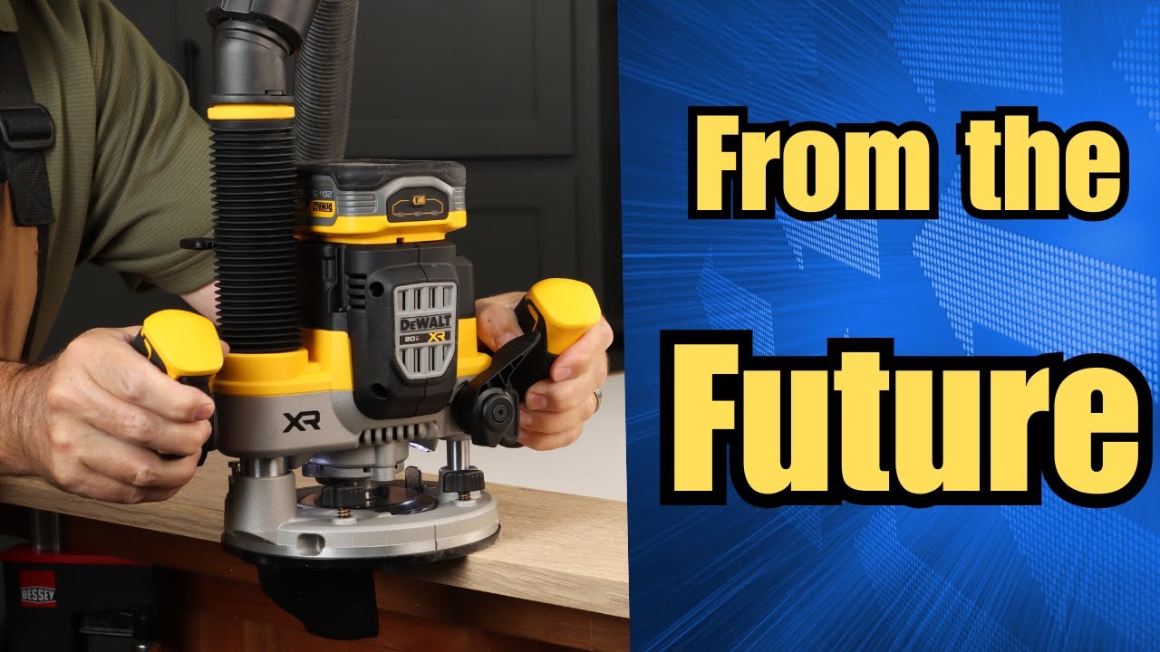 Футуристические новые функции! Аккумуляторный погружной фрезер DeWalt 620