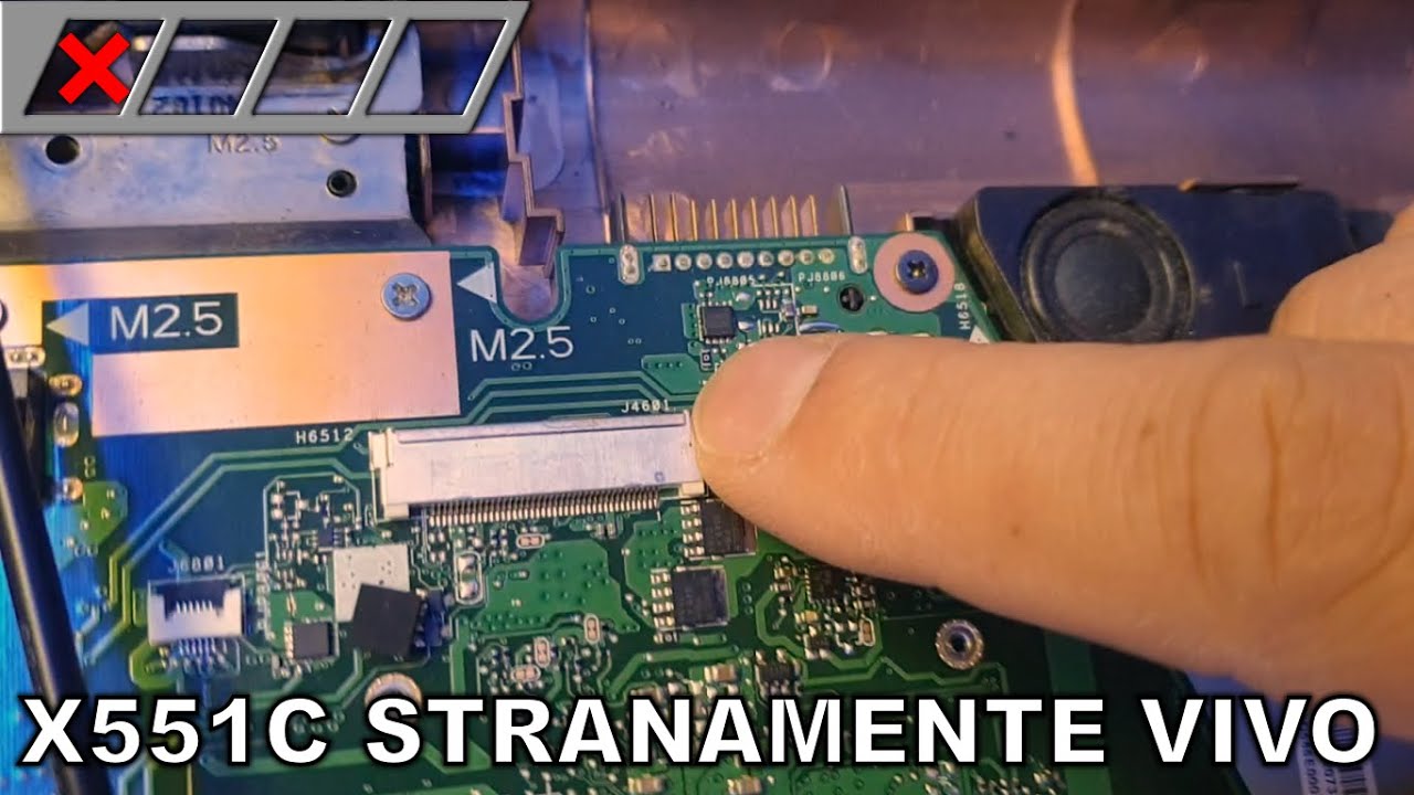 ASUS X551C non carica la batteria.