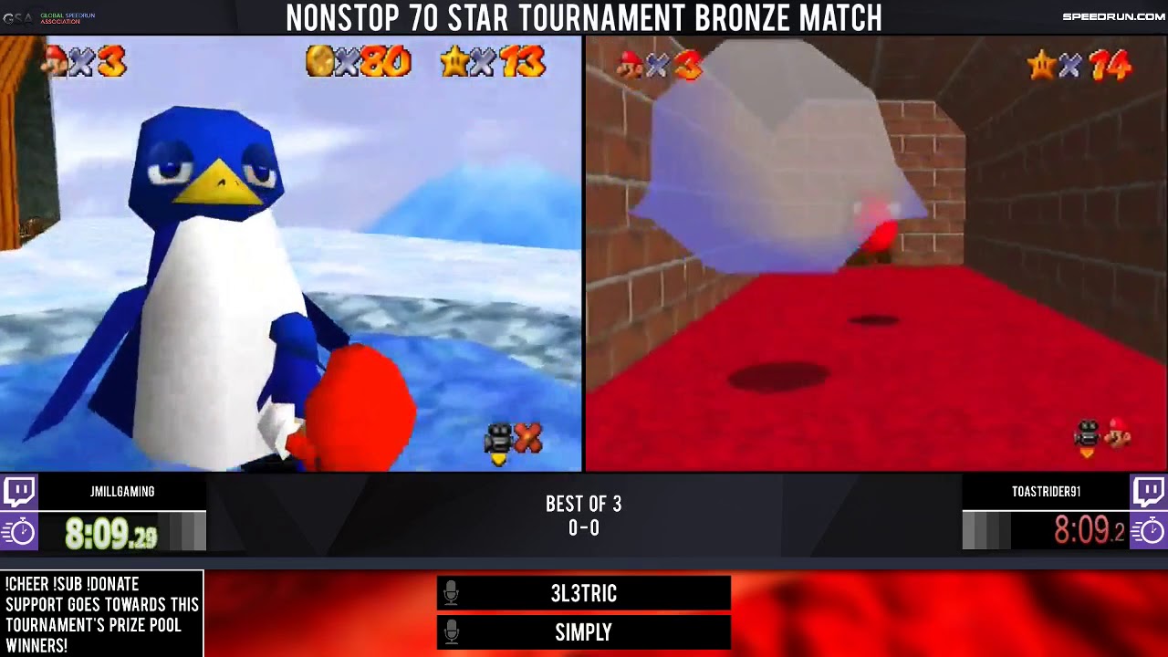 BES JMillGaming vs toastrider91 | Bronze Match | GSA Nonstop 70 Star Tournament 2018