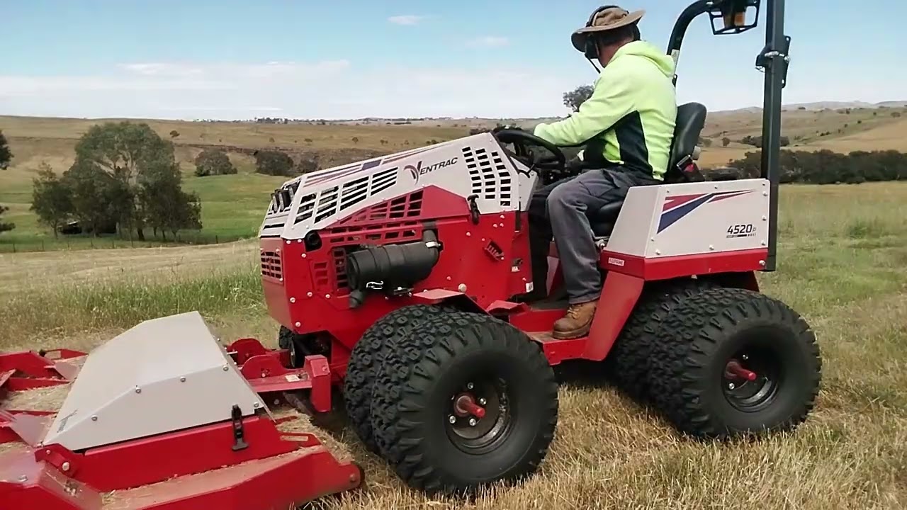 Ventrac - 8 acres slashing - Part 1 #lawncare