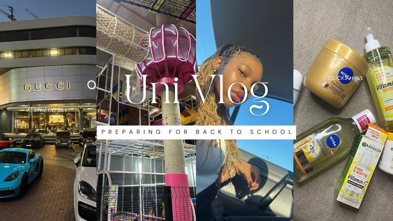 Uni Vlog| Preparing for back to school| Clicks Haul| Church Day, UKZN
