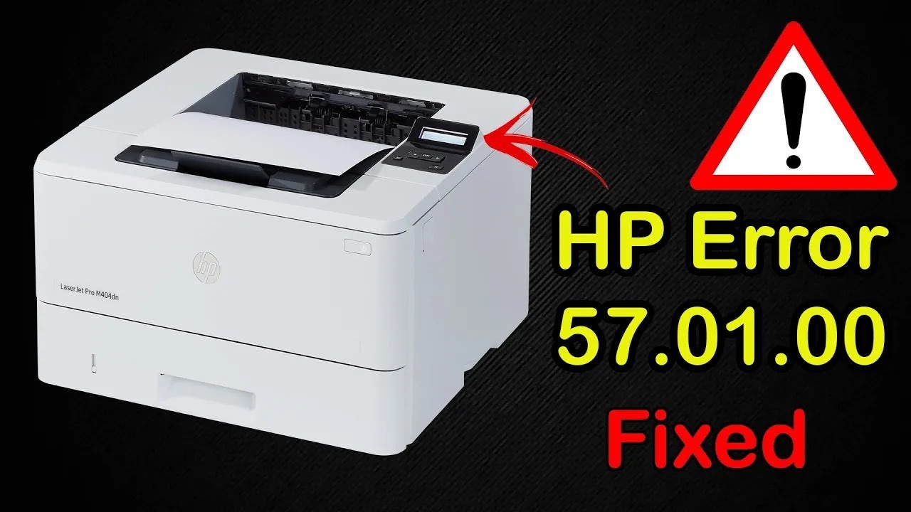 How to fix hp printer error 57.01.00 ?