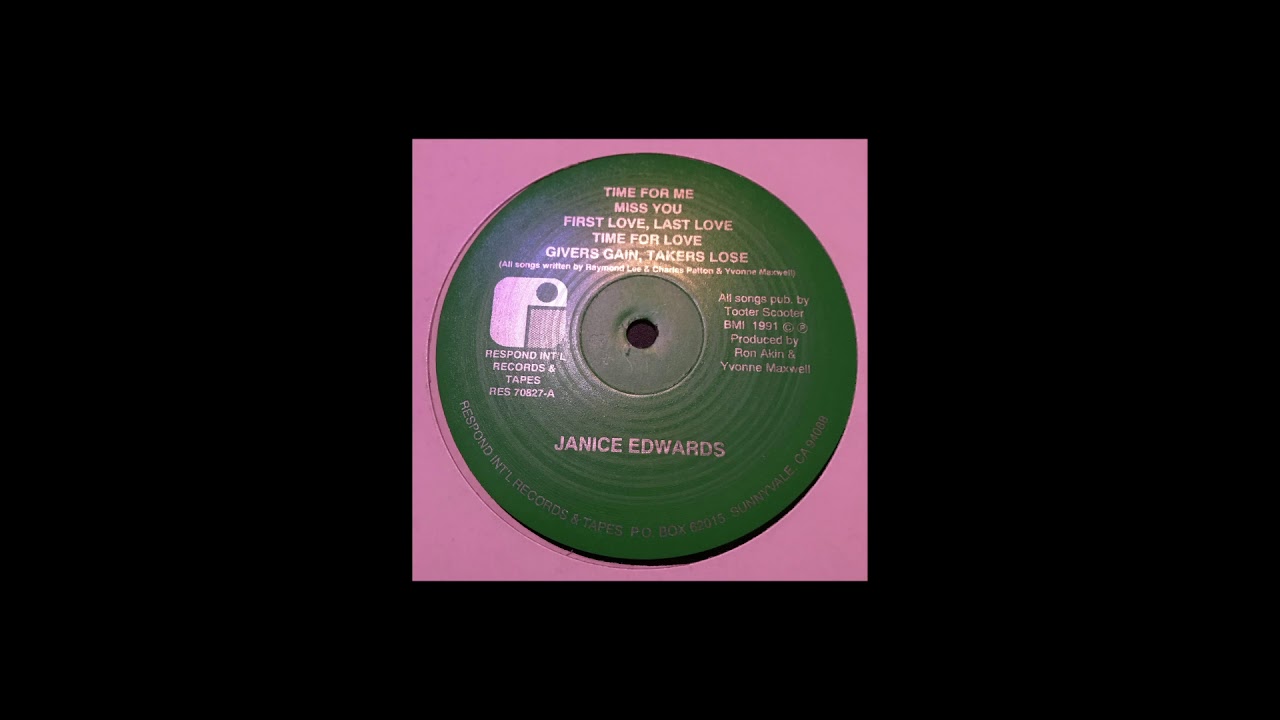 Janice Edwards - Time For Me