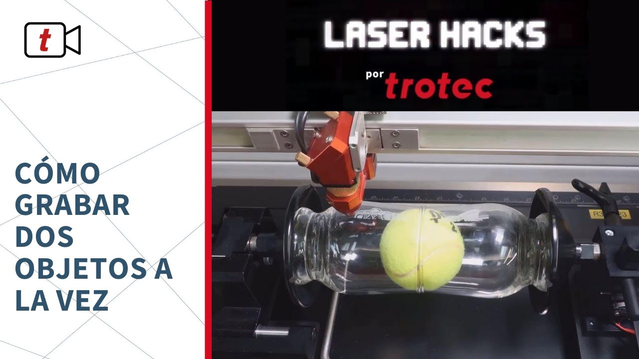 Laser Hacks: Grabado de dos objetos cilíndricos a la vez | Trotec Laser