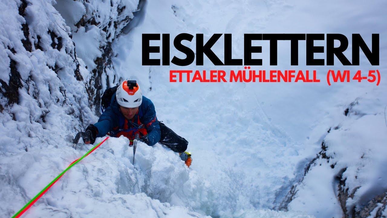 EISKLETTERN // M&uuml;hlenfall in Ettal - Mittelschwere Tour f&uuml;r Fortgeschrittene (WI4+) feat. @ripperkon