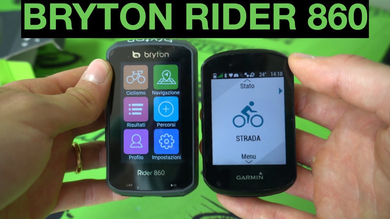 BRYTON RIDER 860: PRIME IMPRESSIONI E CONFRONTO CON GARMIN EDGE 530