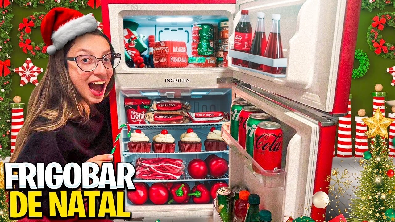 ORGANIZANDO MEU FRIGOBAR DE NATAL