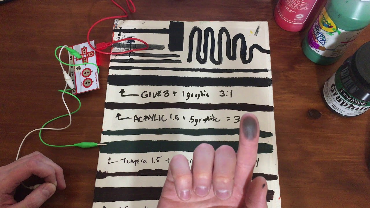 DIY Conductive Paint for Makey Makey or Bare Conductive