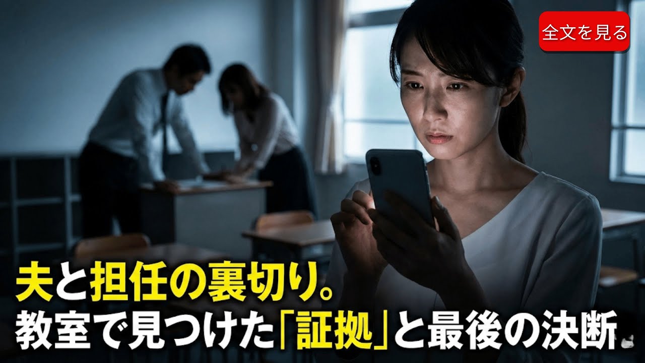 【実話】夫と担任の空き教室での密会。スマホで暴いた裏切りの証拠