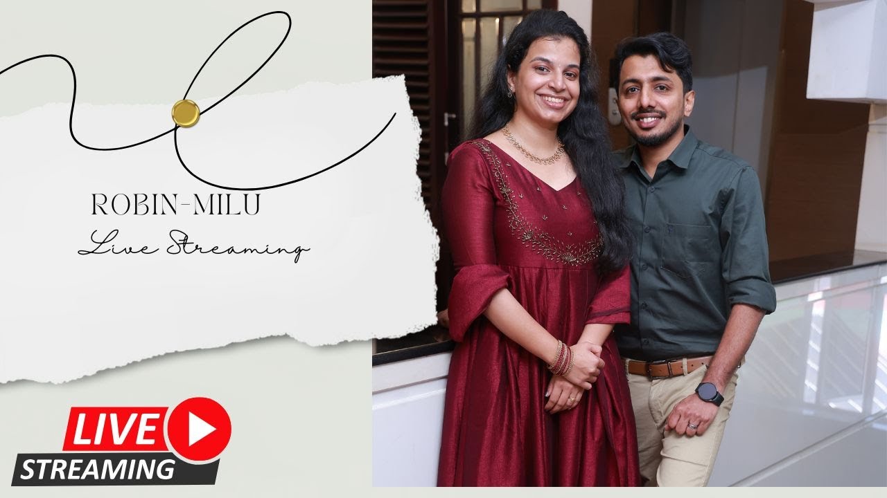 Robin-Milu Wedding Live Streaming Ceremony |Christian Wedding |Puthuppally