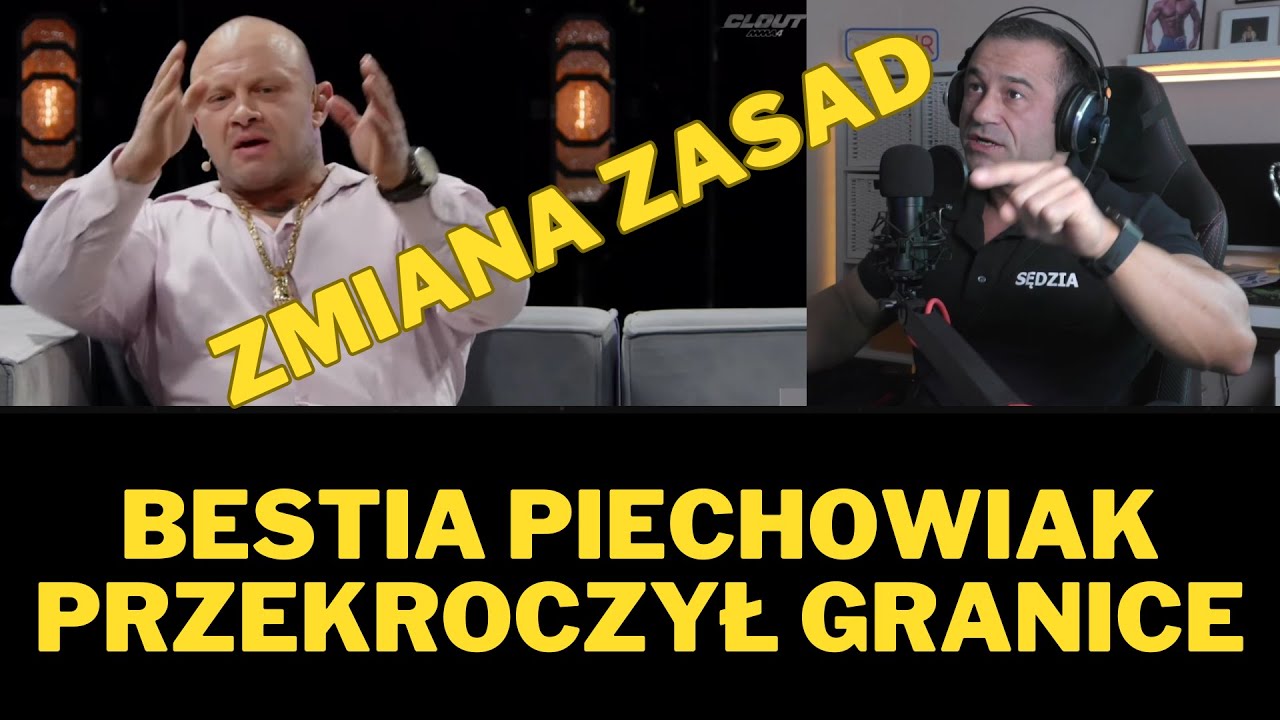 BESTIA PIECHOWIAK PRZEKROCZYŁ GRANICE /  ZMIENIAM ZASADY