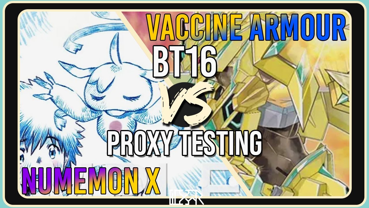 Numemon vs Vaccine Armour [Digimon TCG BT16 Proxy Testing] Match Commentary