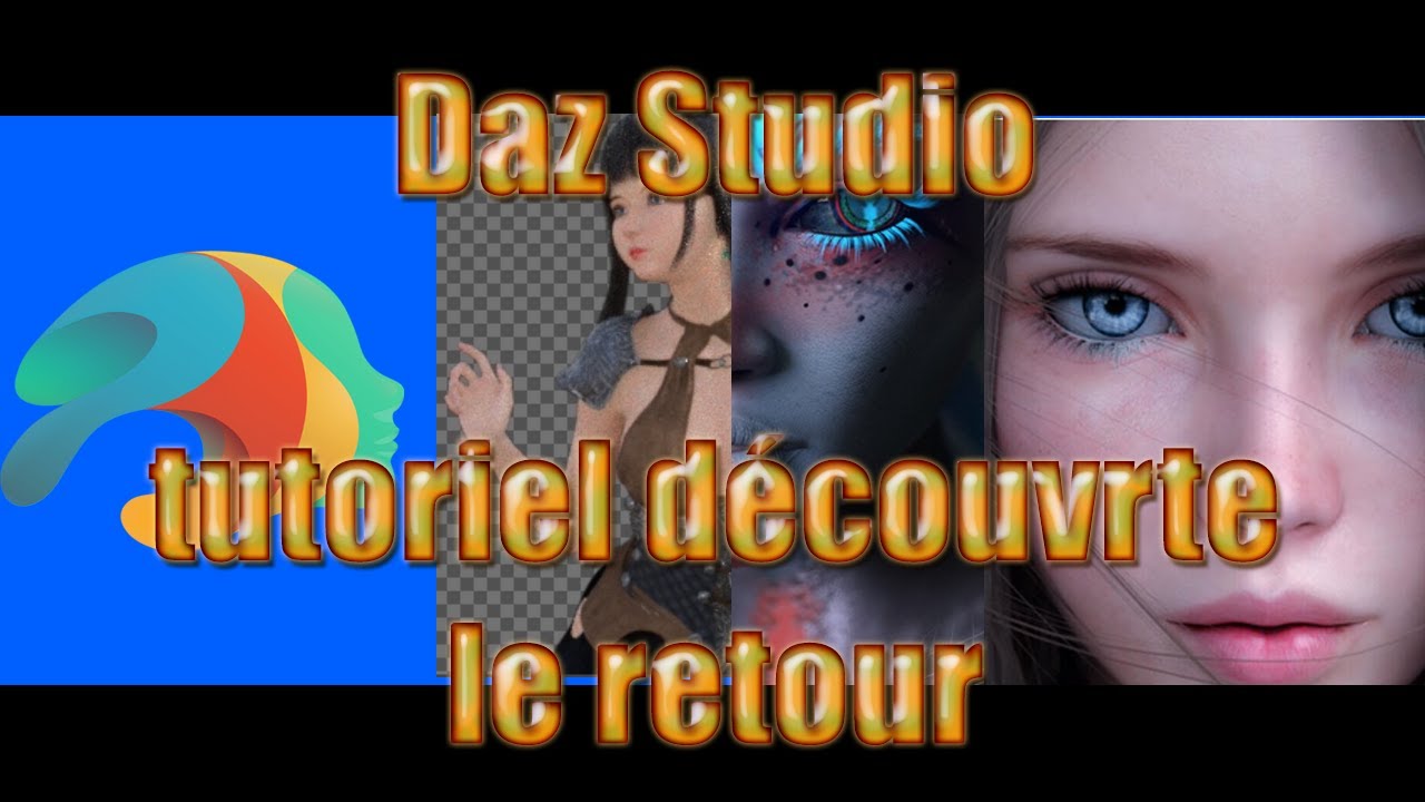 comment faire des personnage en 3d  avec Daz studio (tutoriel débutant)