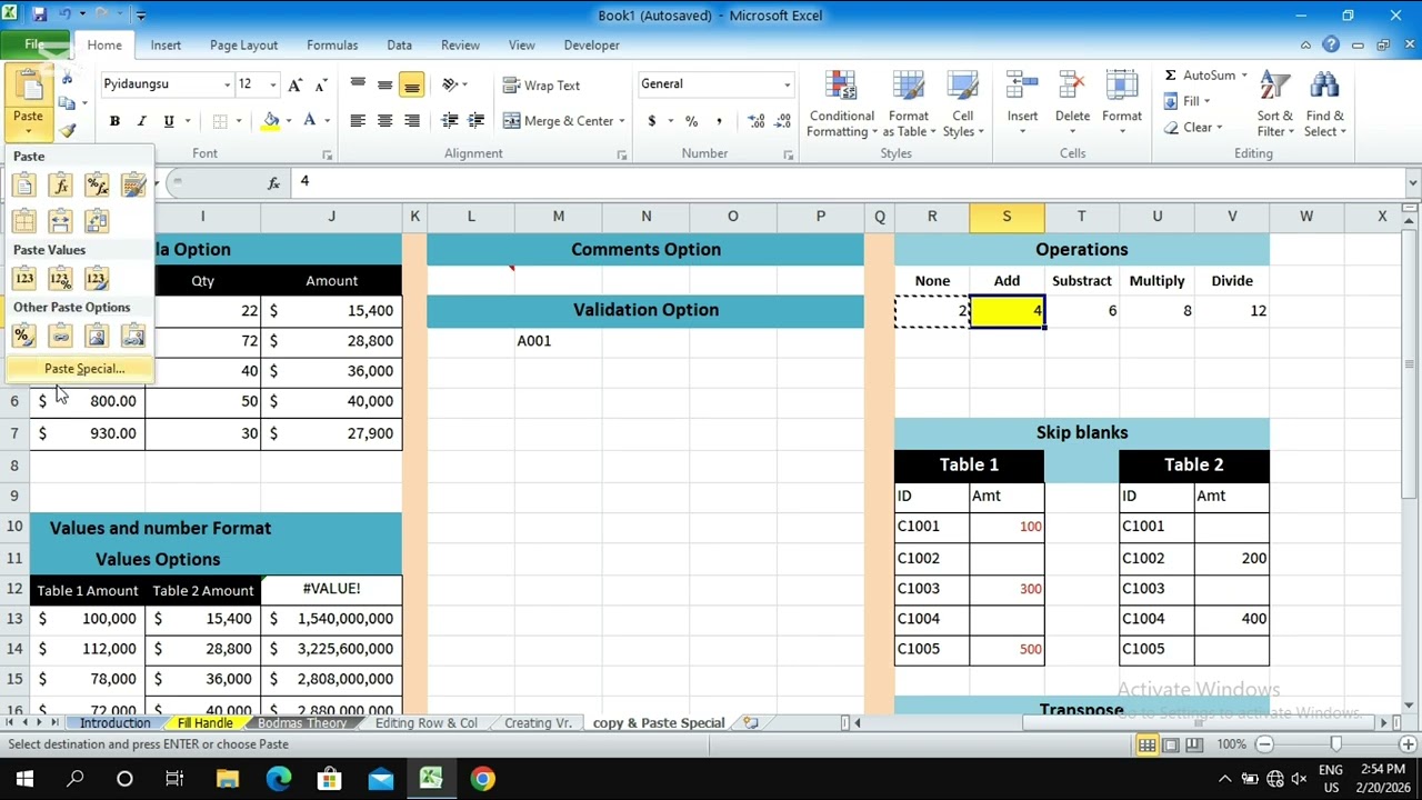 Basic excel tutorial 5excel အခြေခံ 5