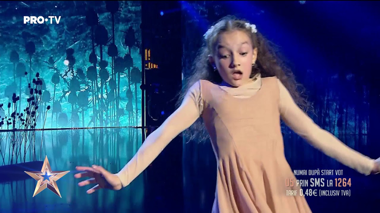 Talentul ei este nemărginit și te lasă cu gura căscată | Ema Stoian - Românii au Talent