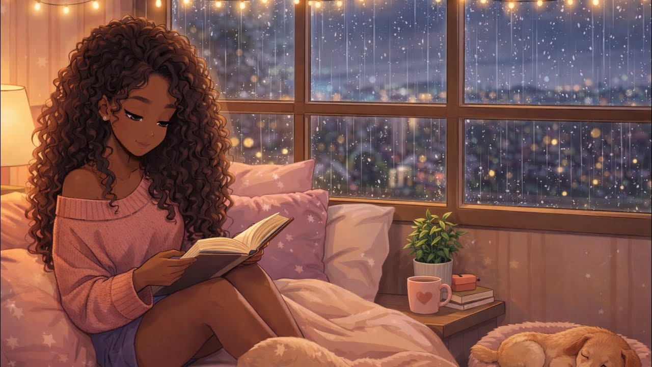 3 Hours Cozy Rain on Window 🌧️ | Relaxing Bedroom Ambience for Deep Sleep & Insomnia