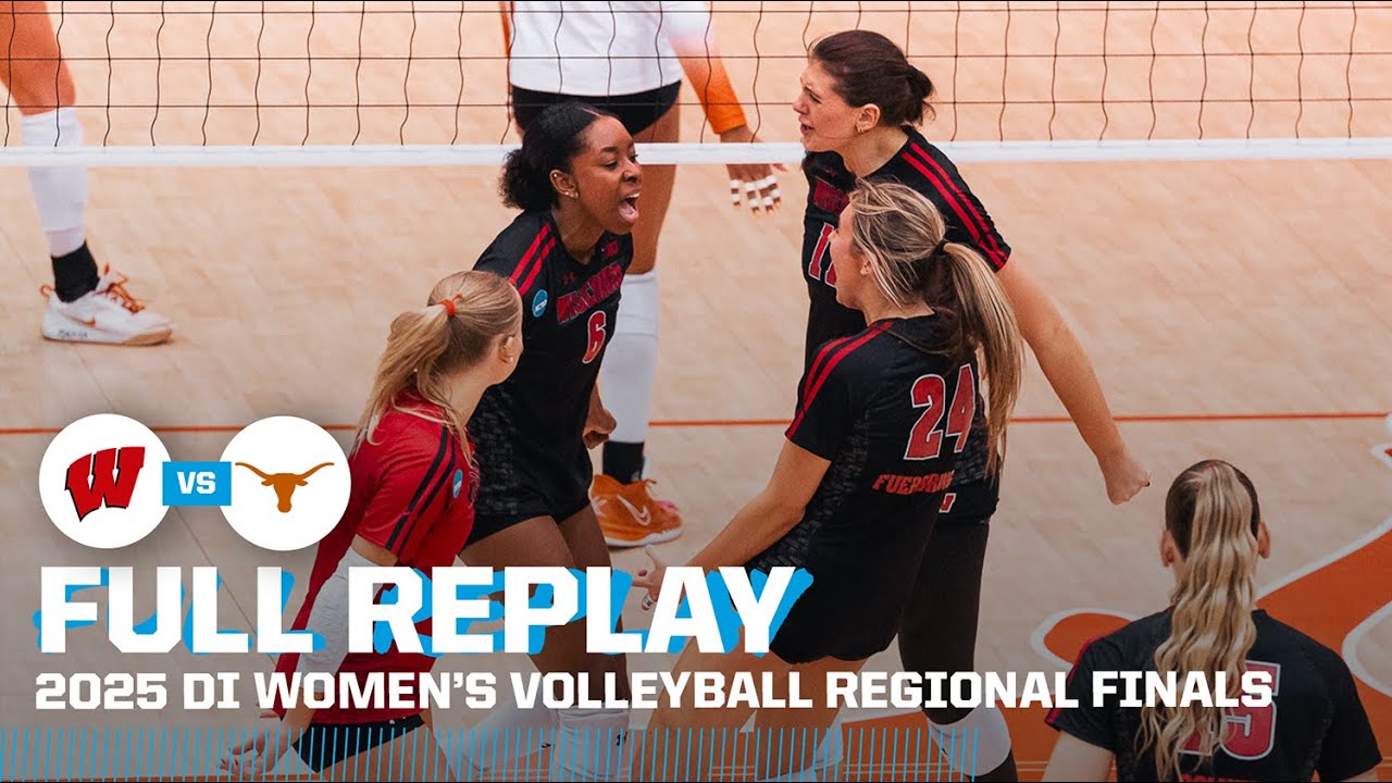 Wisconsin vs. Texas: 2025 NCAA women’s volleyball regional finals | FULL REPLAY