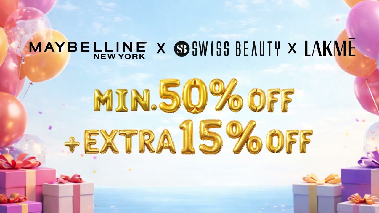 Best of Beauty 💄 at Min. 50% Off + Extra 15% Off