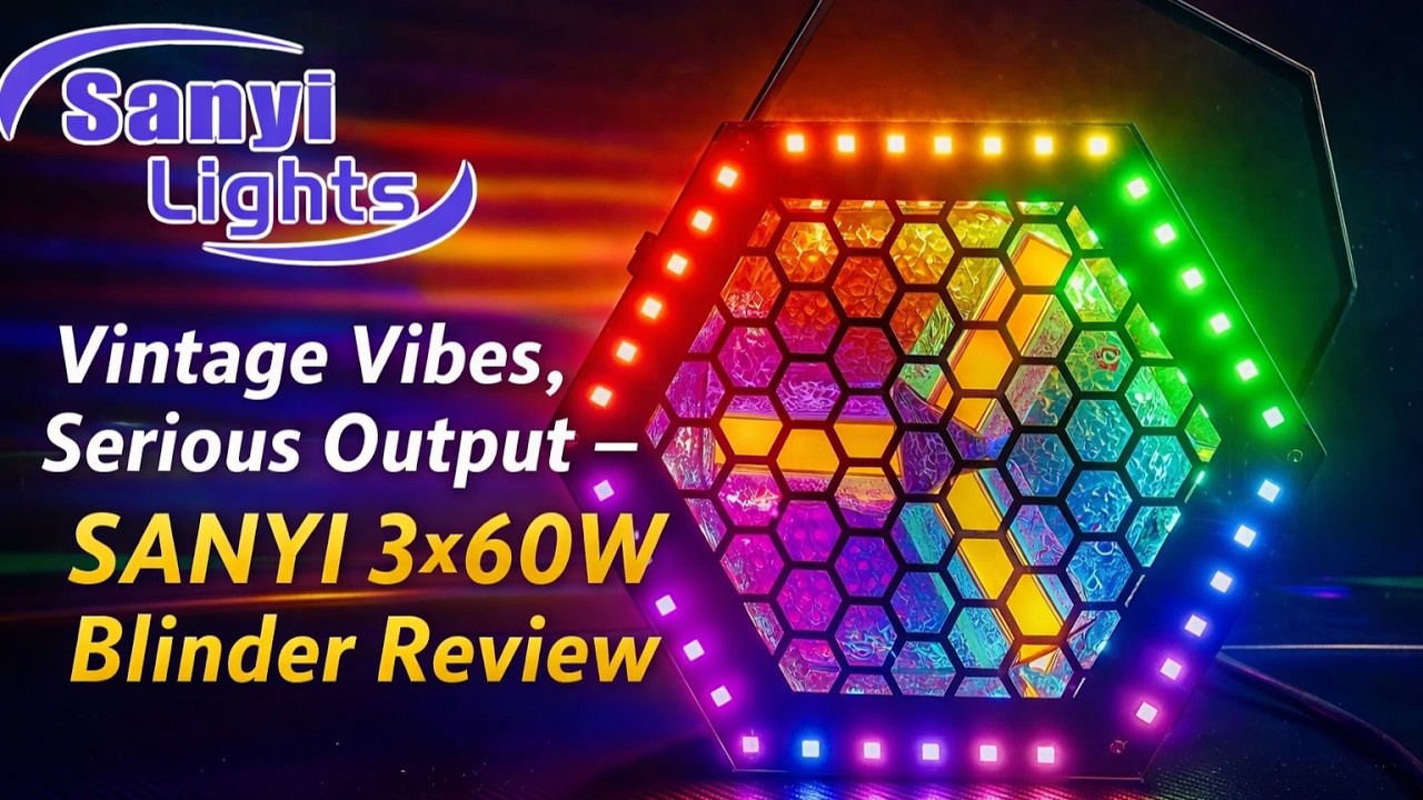 Vintage Style, Modern Performance — SANYI 3x60W Retro Blinder Review