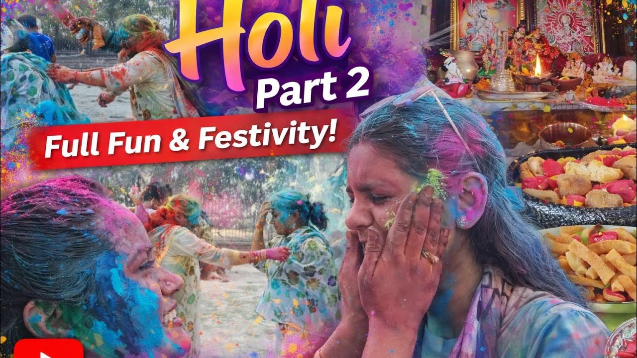Shopping se Shuru… Bura Haal pe Khatam 😂 | Holi Vlog Part 2 🌈Mela Masti & Full Bura Haal 😂 