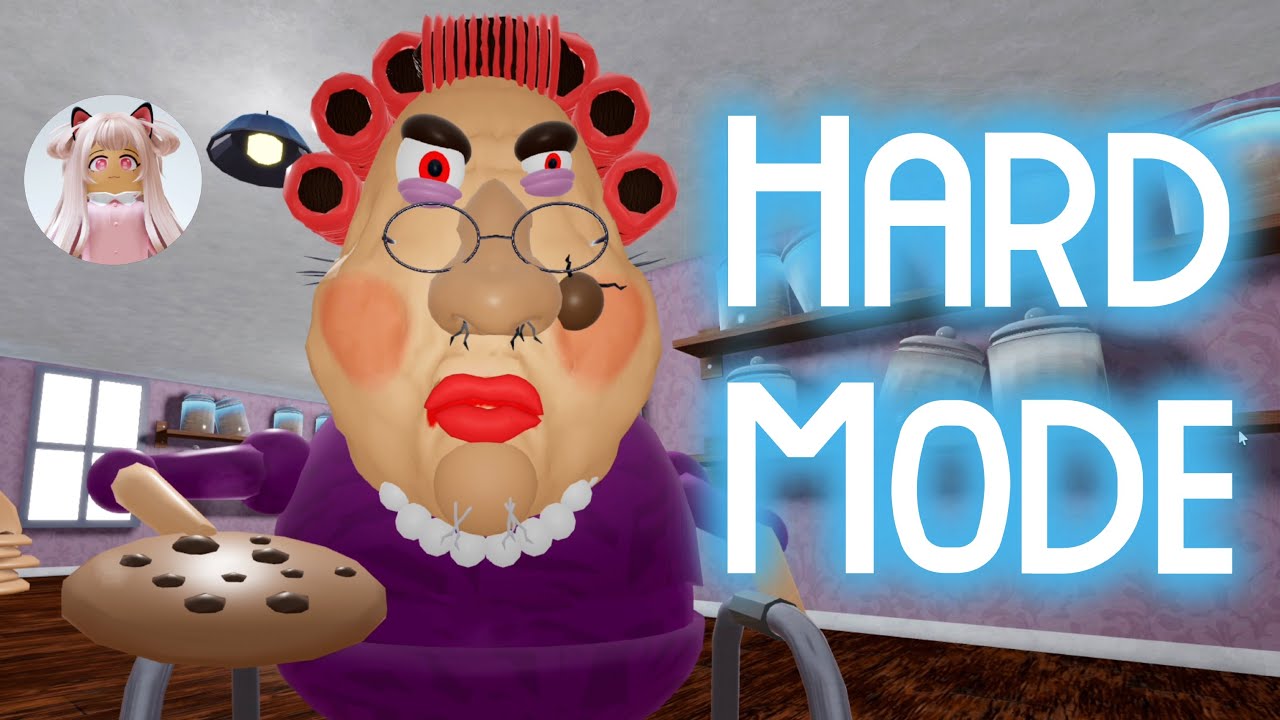 ESCAPE EVIL GRANDMA! (FIRST PERSON OBBY) HARD MODE Roblox Gameplay Walkthrough No Death [4K]