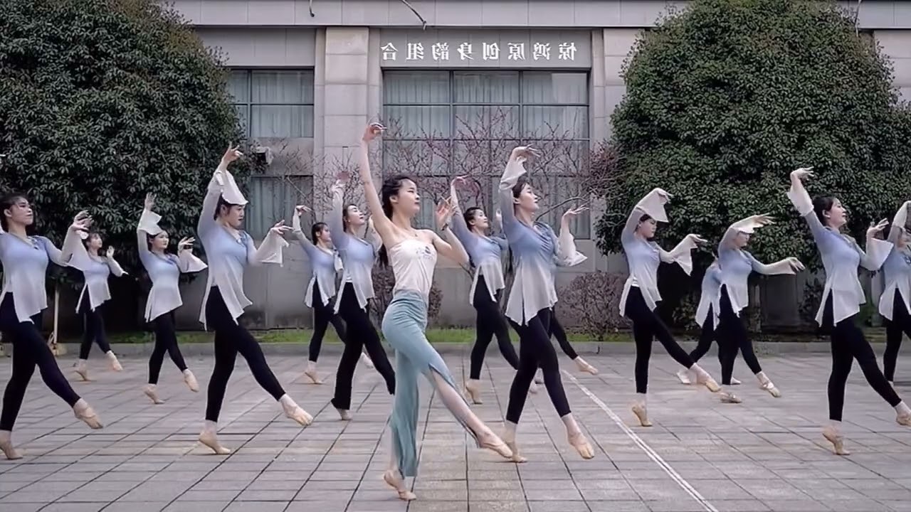 惊鸿舞蹈原创身韵组合—沁春