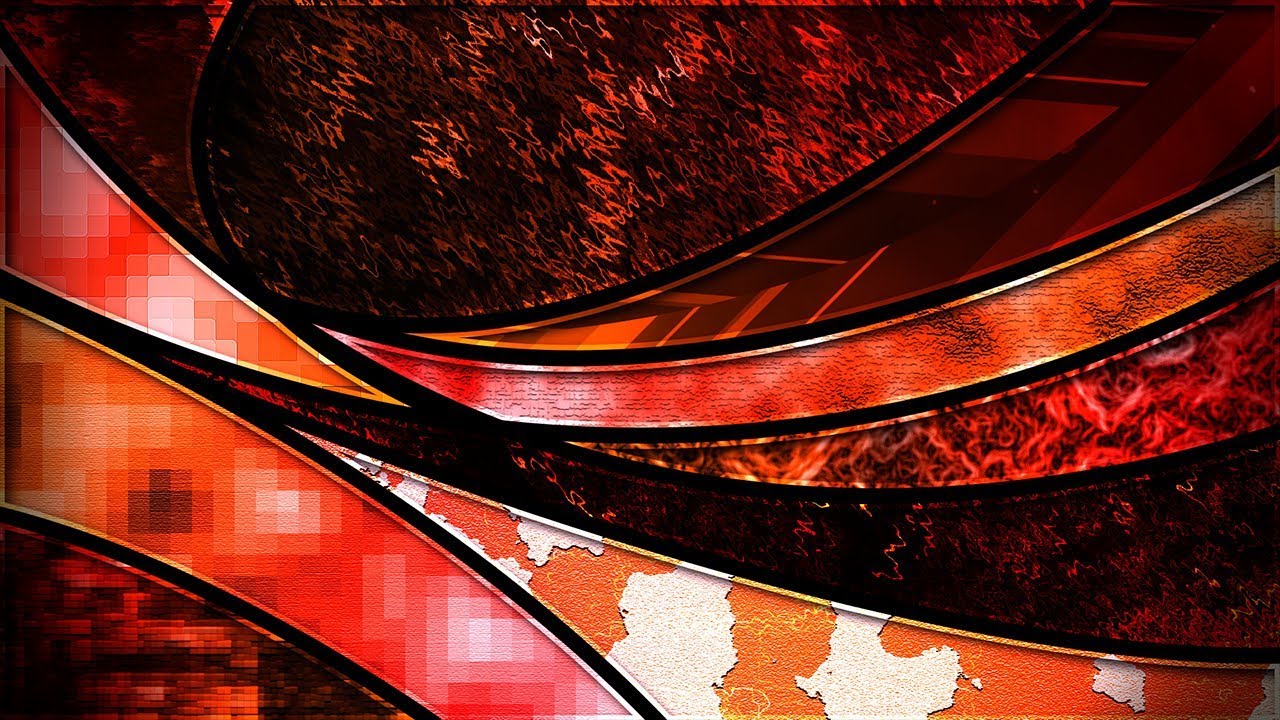 Abstract Orange Art - Timelapse (Adobe Photoshop CC)