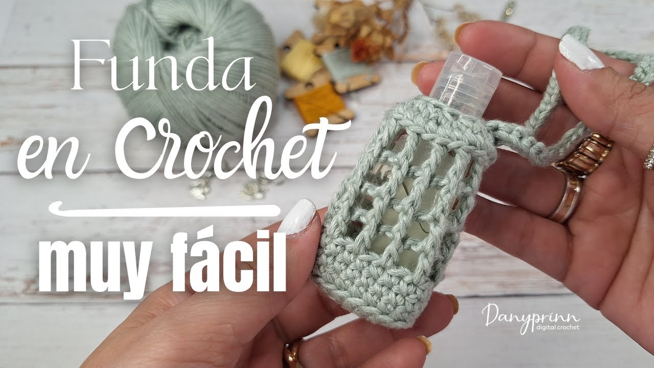 Realiza esta FUNDA en CROCHET fácil y rápido🧶/Ganchillo / Tutorial paso a paso Crochet / Danyprinn 🩷