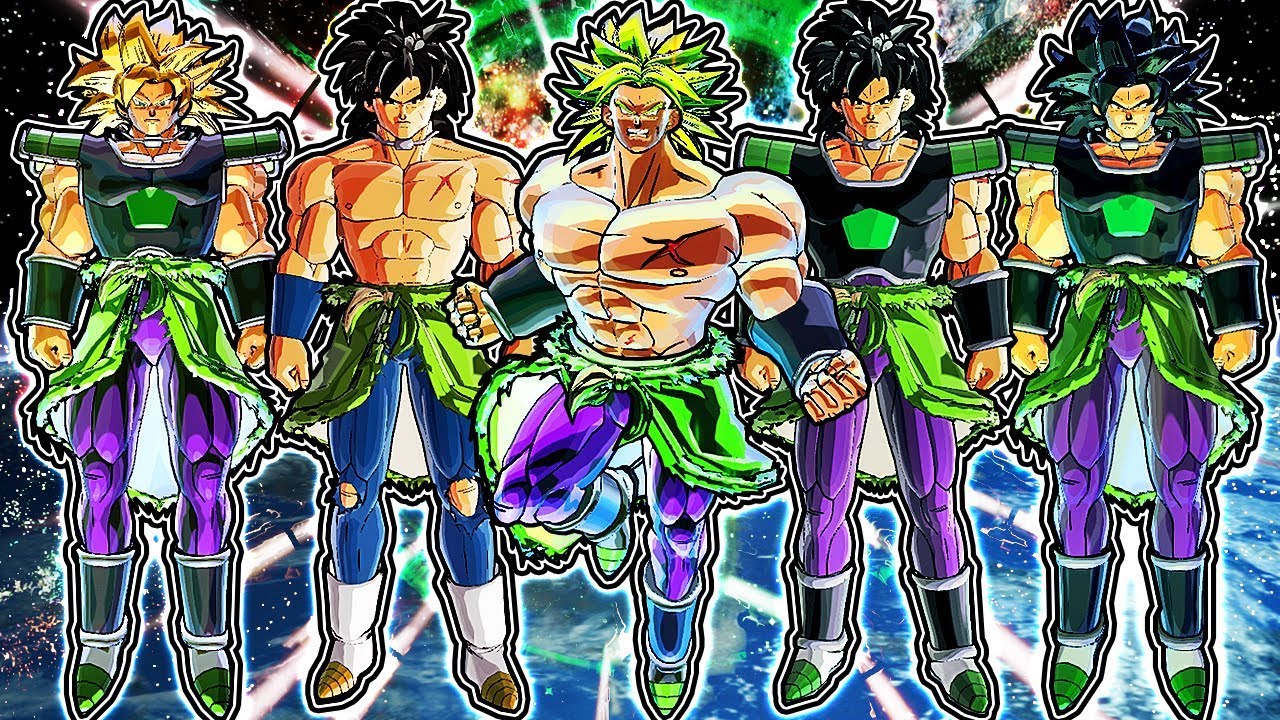 NEW DLC QUALITY DB SUPER BROLY MOVIE ALL FORMS GAMEPLAY - Dragon Ball Xenoverse 2 New Broly Gameplay