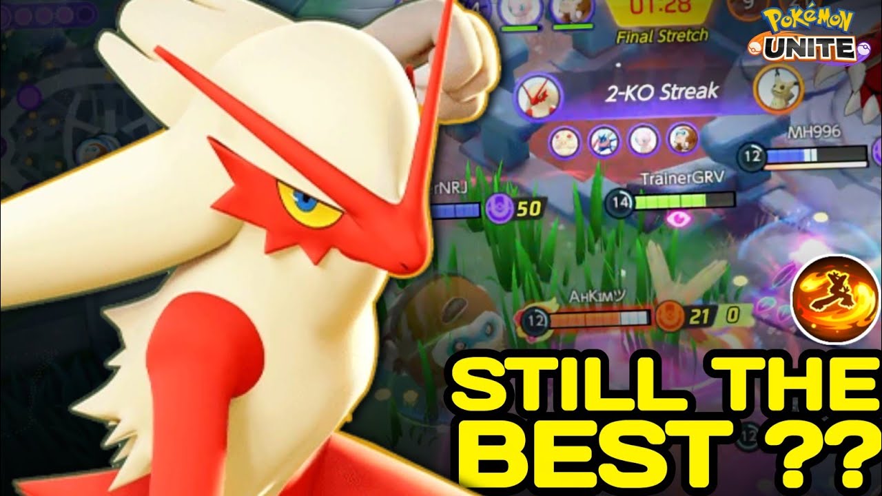 This is the best Build for Blaziken in my opinion with Charging Cham 🤯 Pokemon Unite