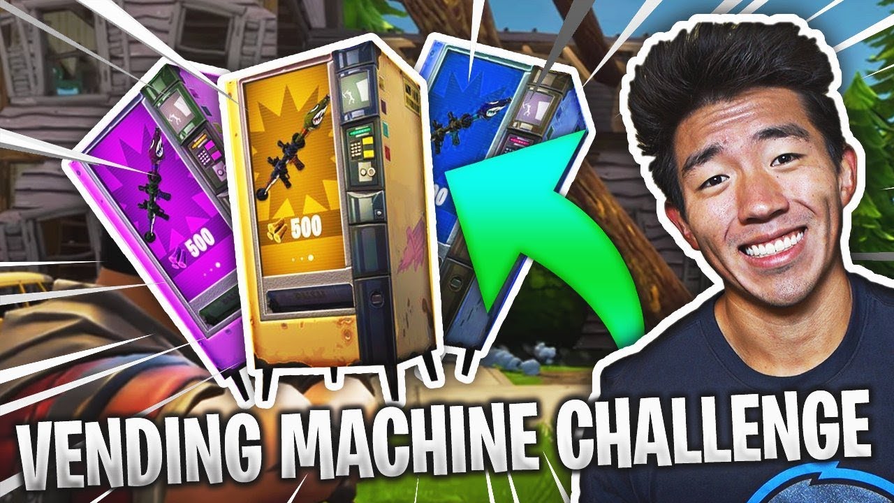 VENDING MACHINE ONLY CHALLENGE!  KayKayEs Plays Fortnite Battle Royale