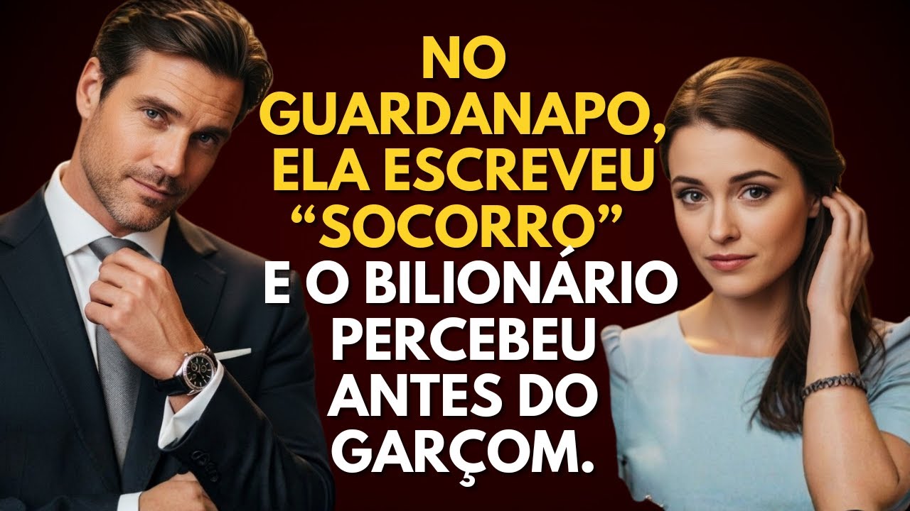 No guardanapo, ela escreveu “SOCORRO” — e o bilionário percebeu antes do garçom.