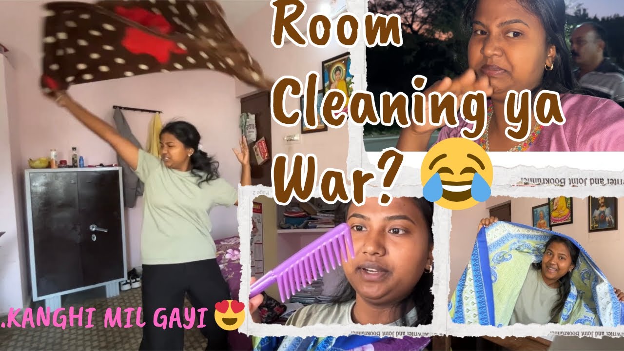 Blanket Uda Diya! 😎 Full Room Cleaning @Story_of_maya04 #365dayschallenge #dailyvlog #indianvlogger 