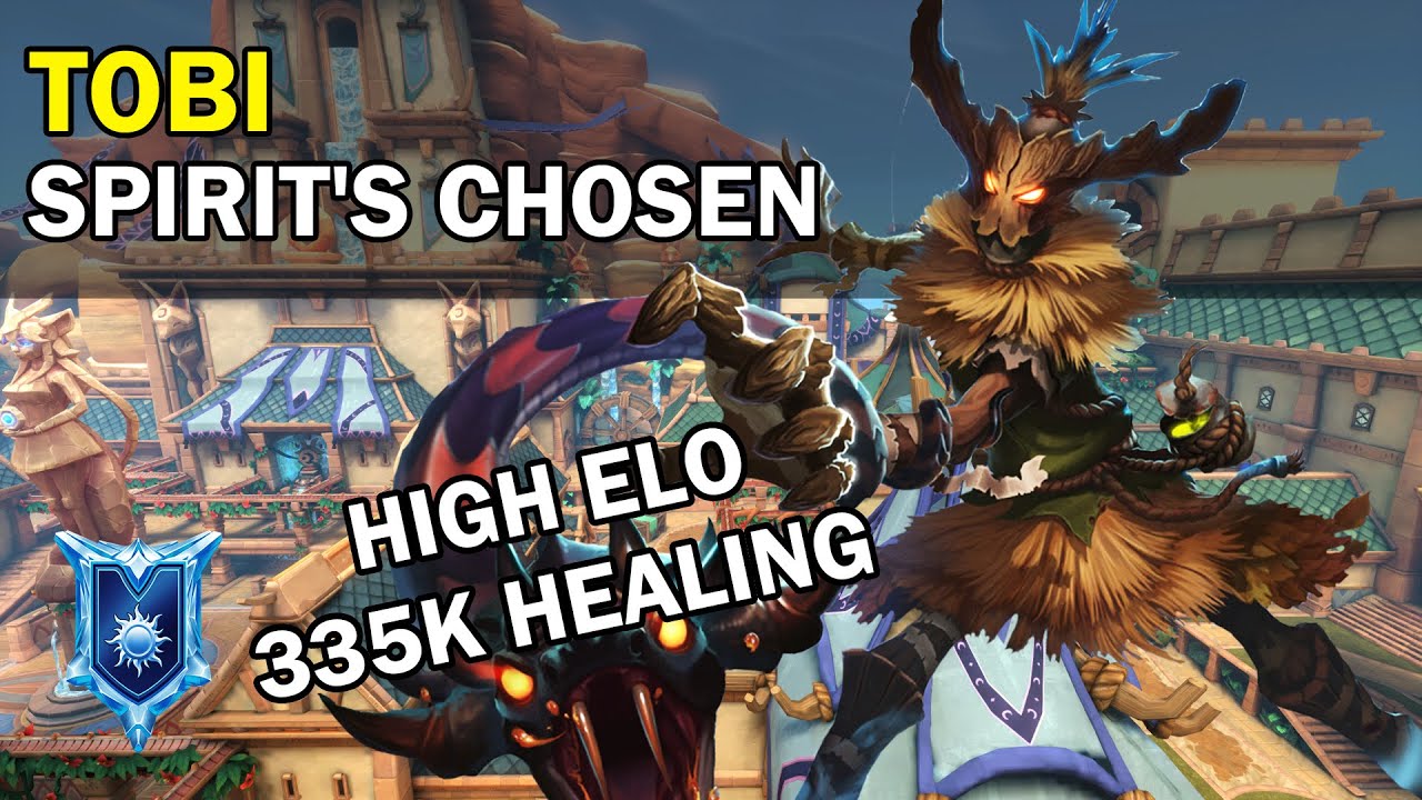 High Elo Match ! Super 335K Healing Tóbi Maldamba Paladins Competitive (Diamond) SPIRIT'S CHOSEN