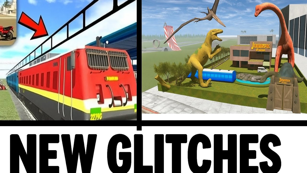 Indian bike driving 3d New Glitches😱 New Train Update