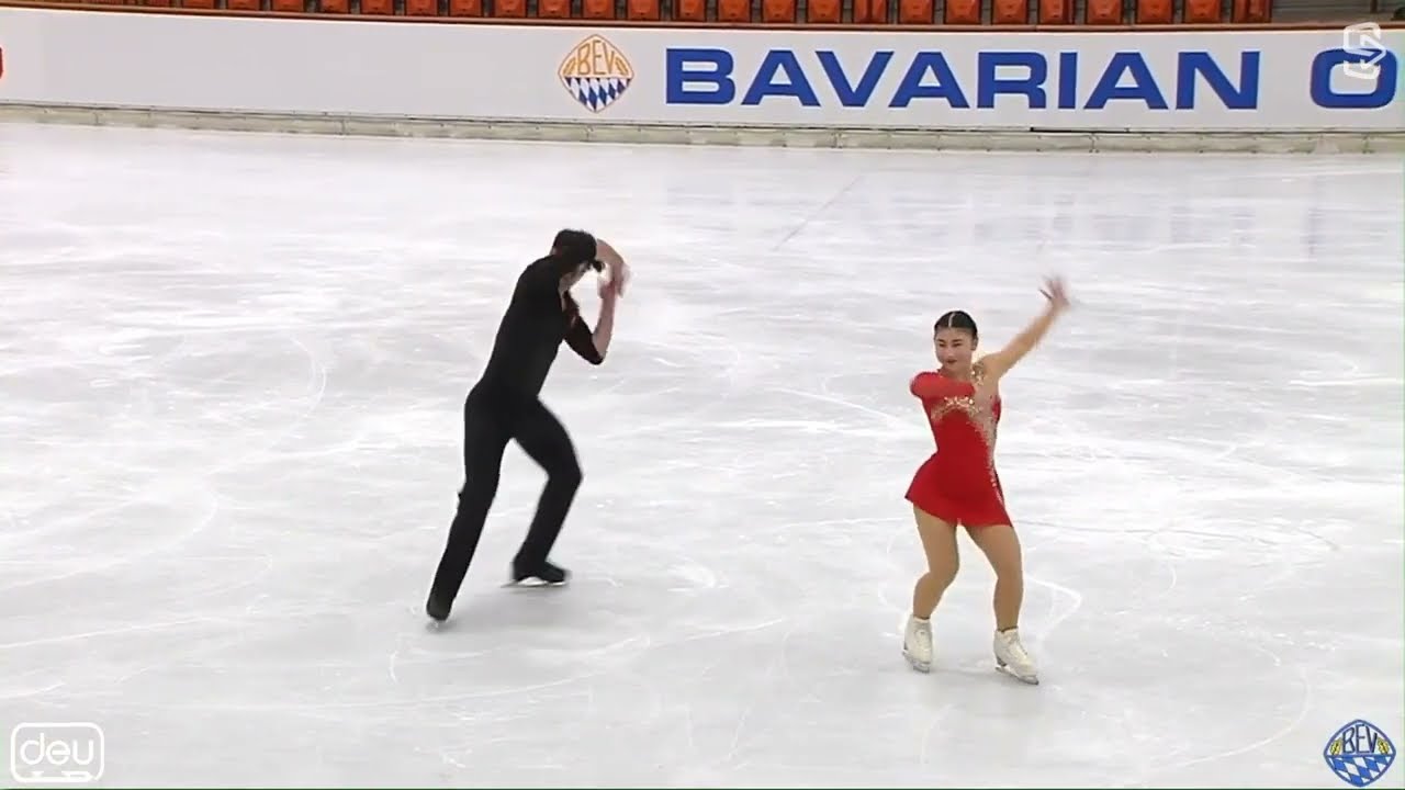 Programa corto de Megan Yudin & Patrizio Rossi en el Bavarian Open 2025