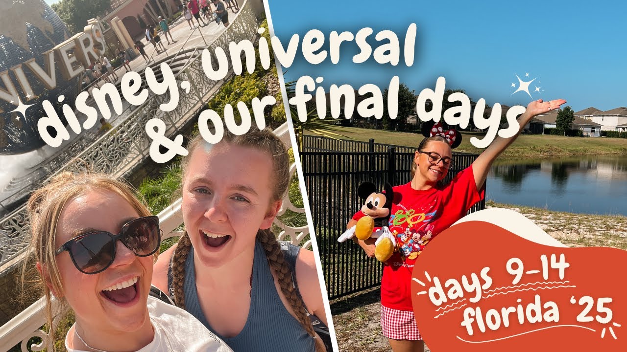 Disney, Universal & Our Final Days 🥹✨ | Days 9–14 | ICU Worlds Florida 2025 | Team England Cheer 🇬🇧🌹