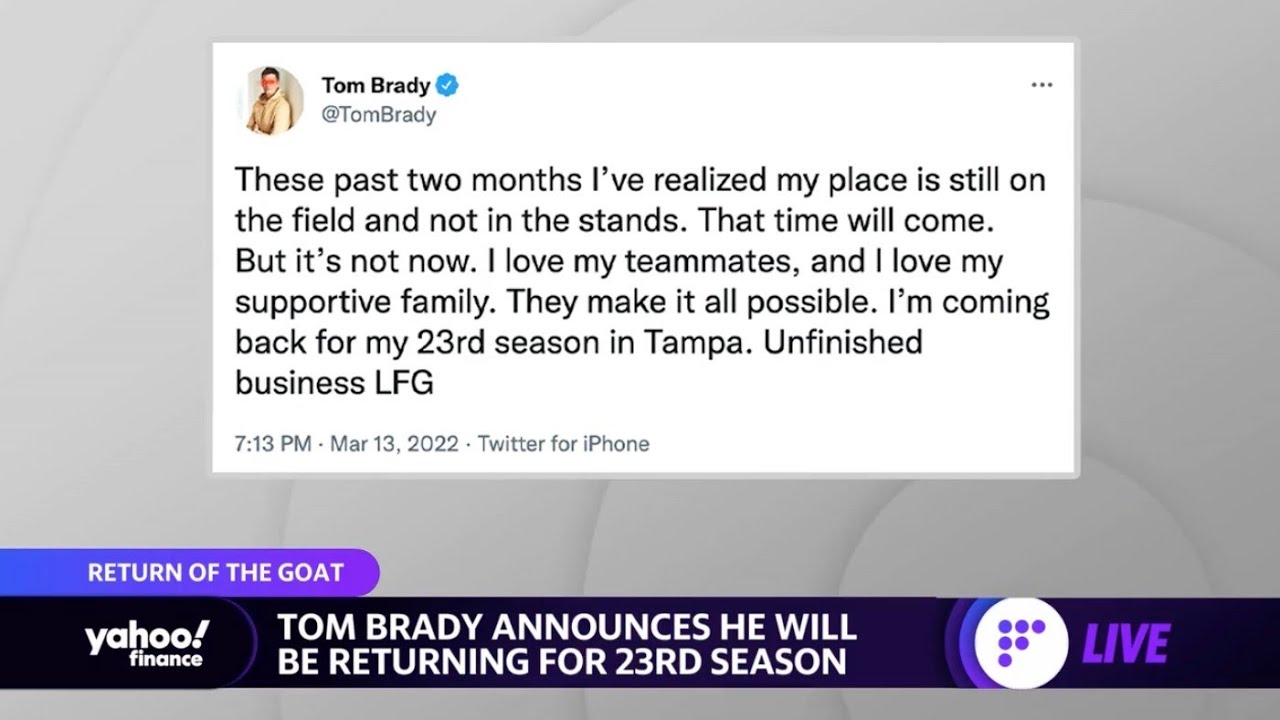 Tom Brady&rsquo;s return to Buccaneers could mean big business for the NFL and the sports industry