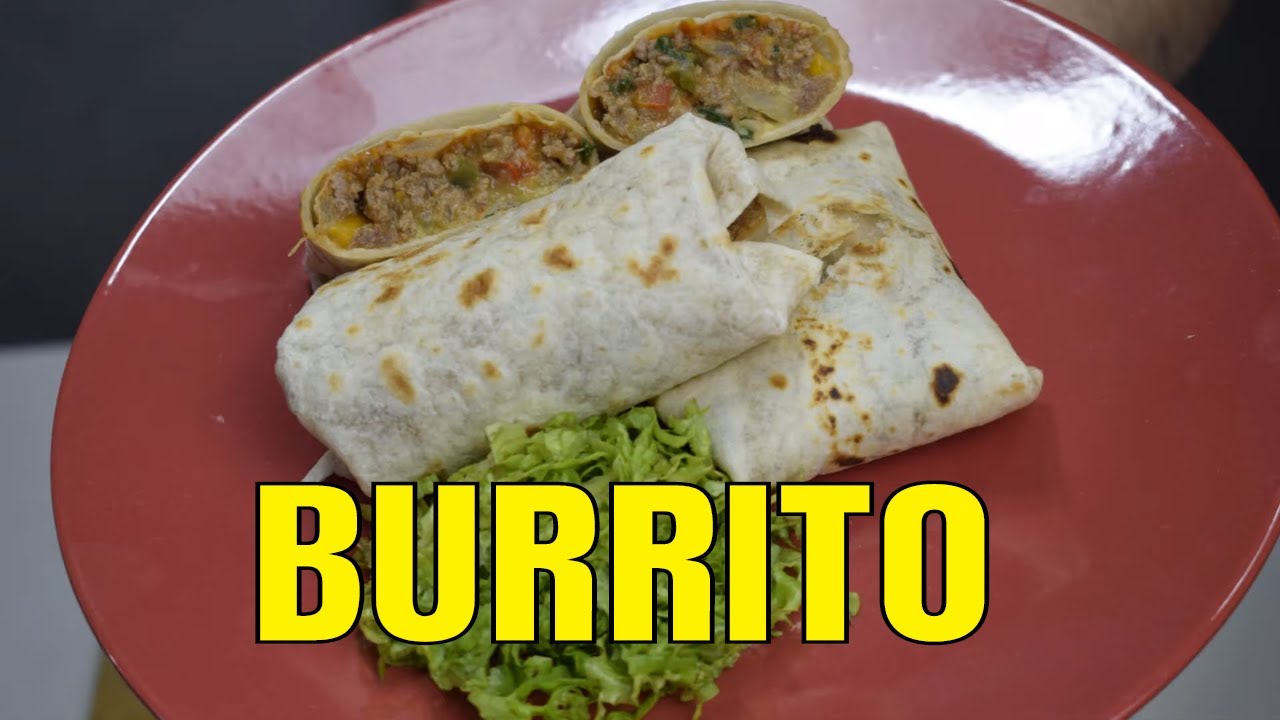 COMO FAZER O MELHOR BURRITO MEXICANO( passo a passo) receita deliciosa.
