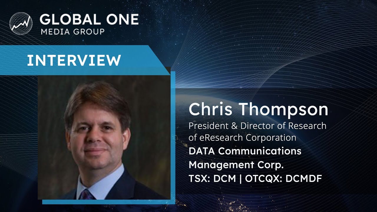eResearch Pres. Chris Thompson: Update Equity Research Report on Data Communications Management Corp