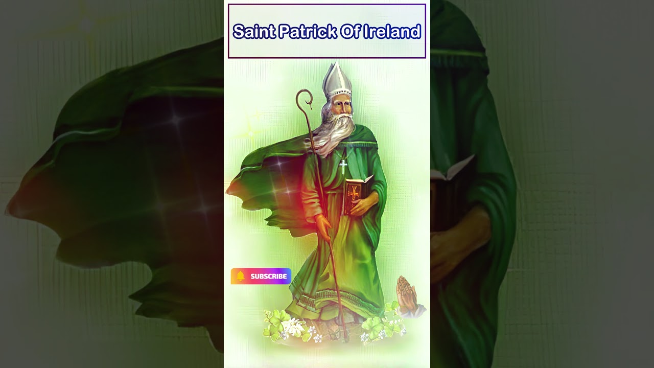 Saint Patrick of Ireland: A Journey of Faith and Mission 🍀⛪️ #SaintPatrick #IrishSaint #Christian